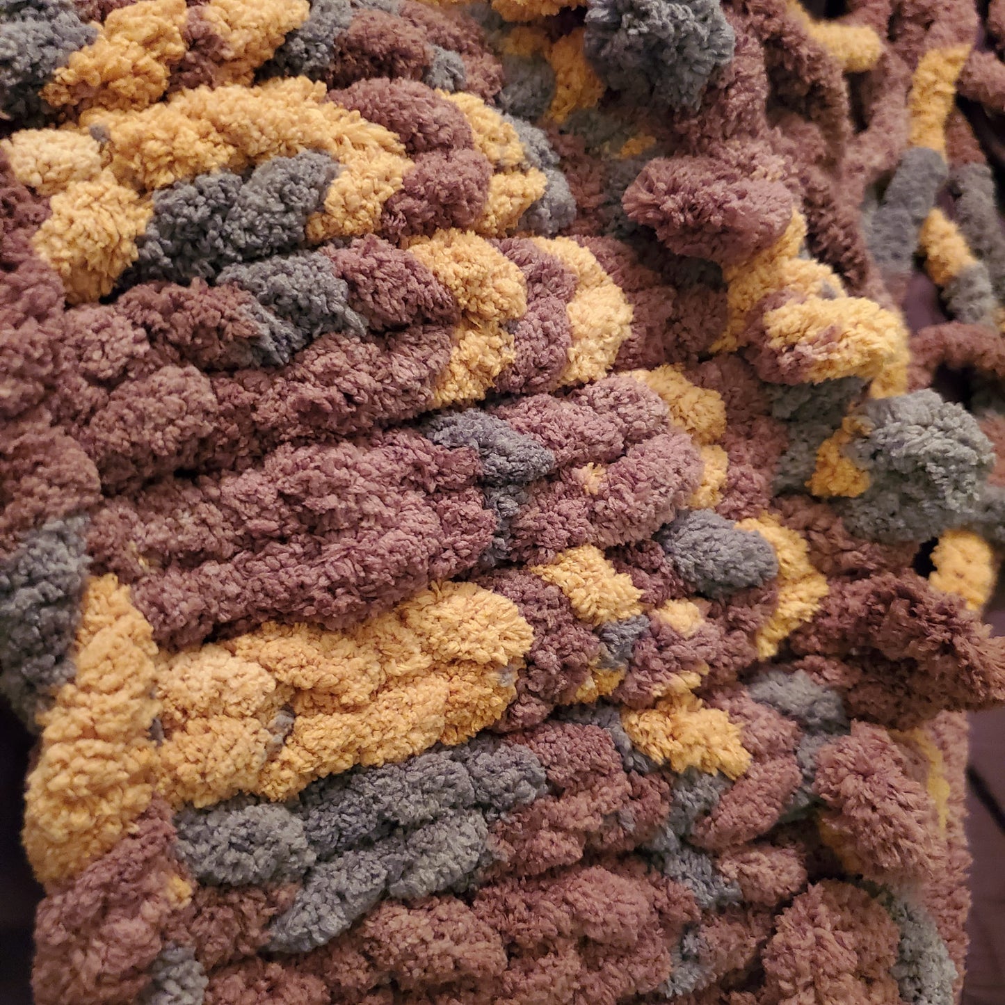 Custom Handmade Chunky Knit Blanket