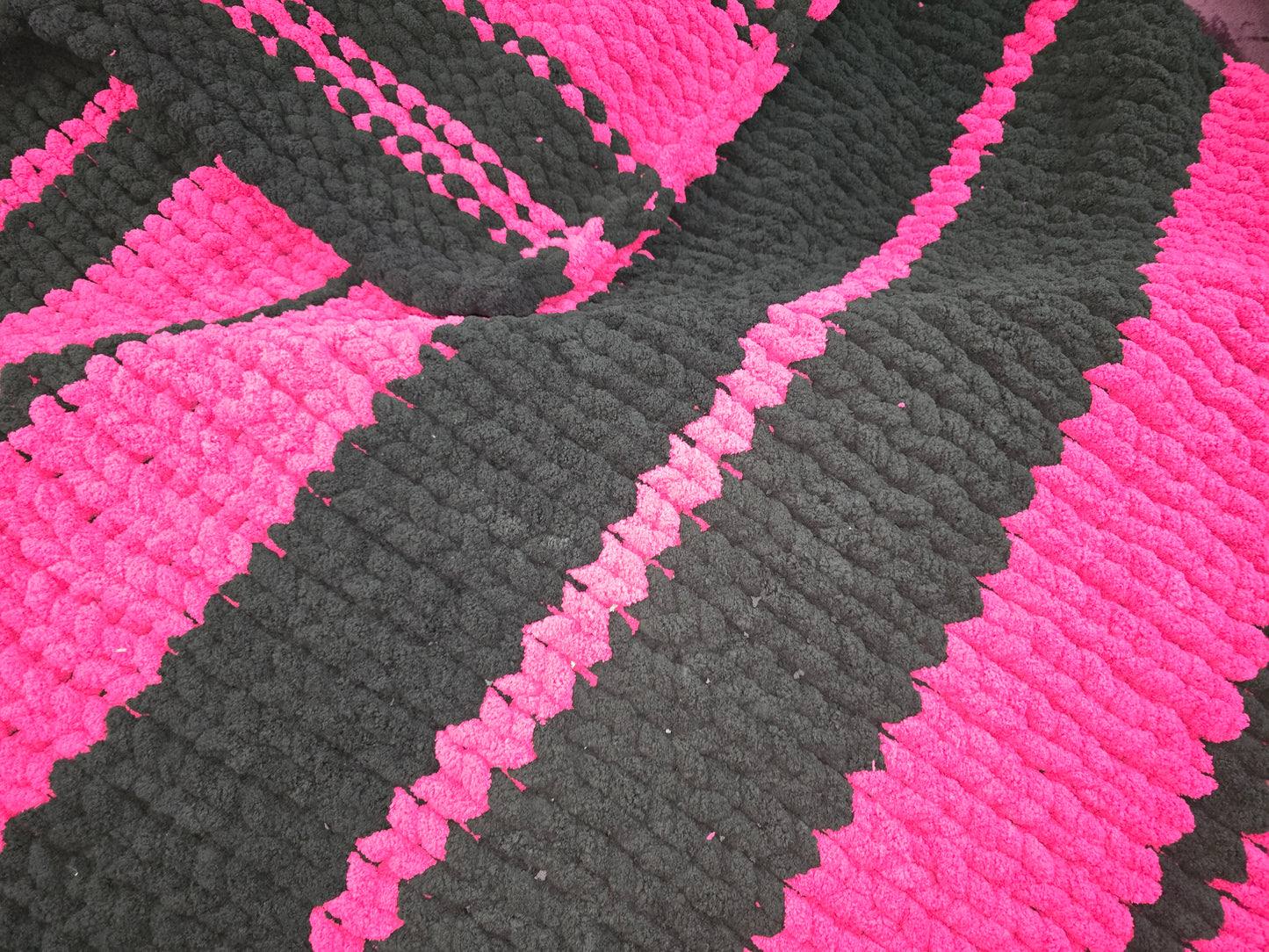 Custom Handmade Chunky Knit Blanket