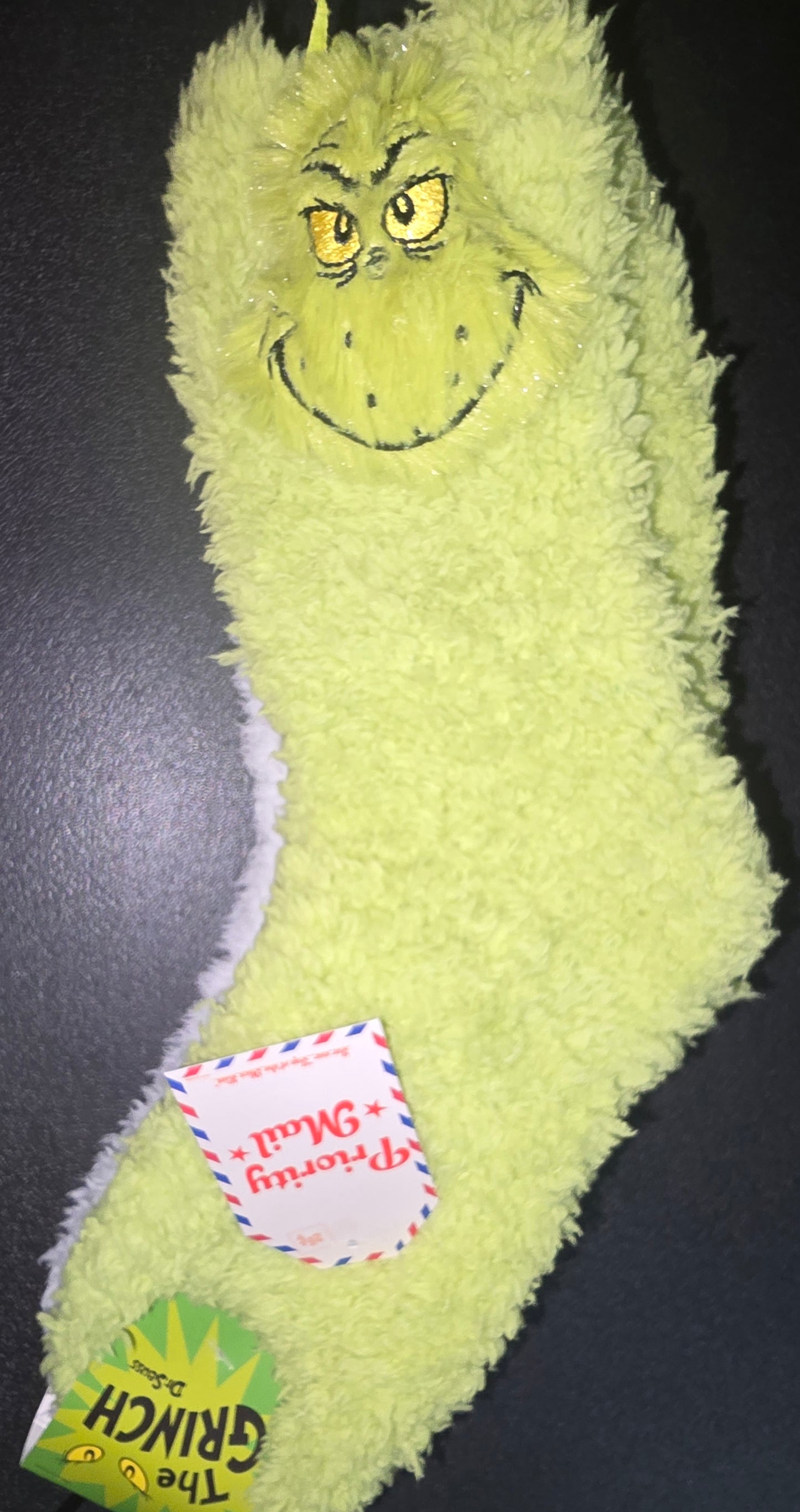 Grinch Blanket Gift Set
