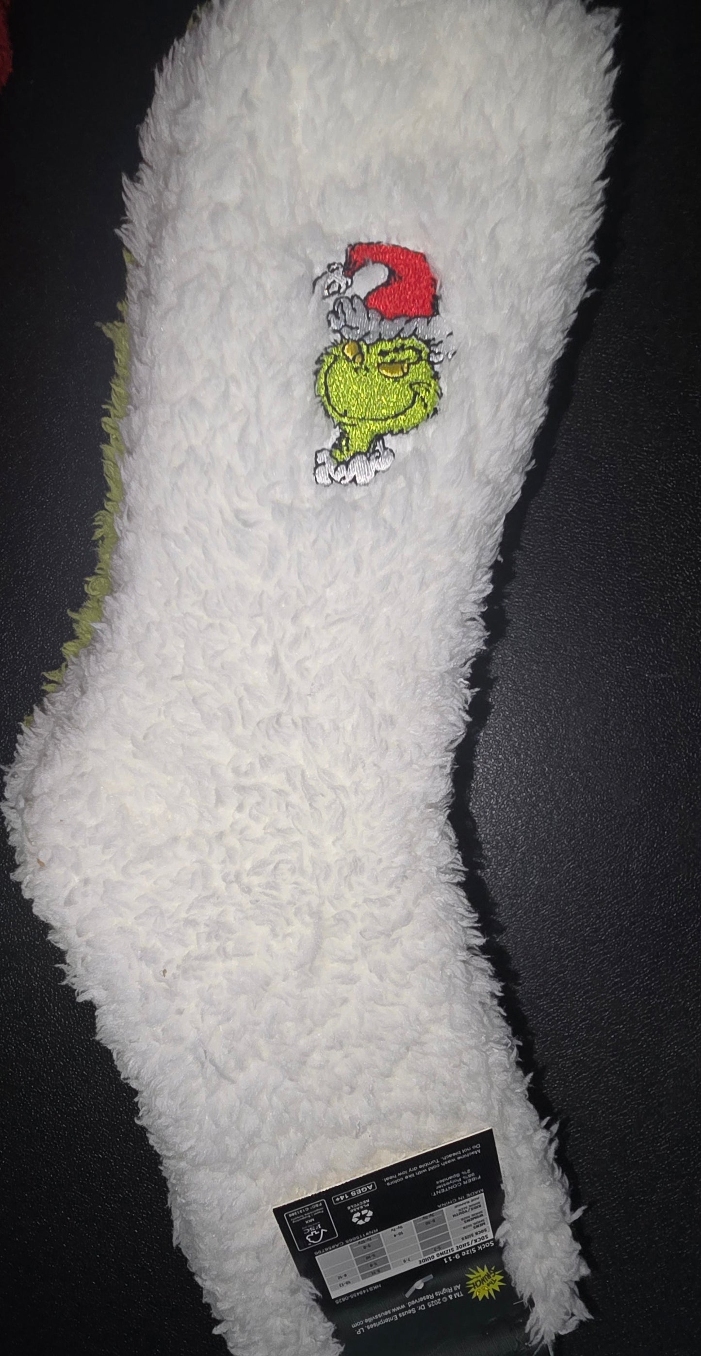 Grinch Blanket Gift Set